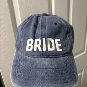BRIDE Washed Denim Baseball Cap